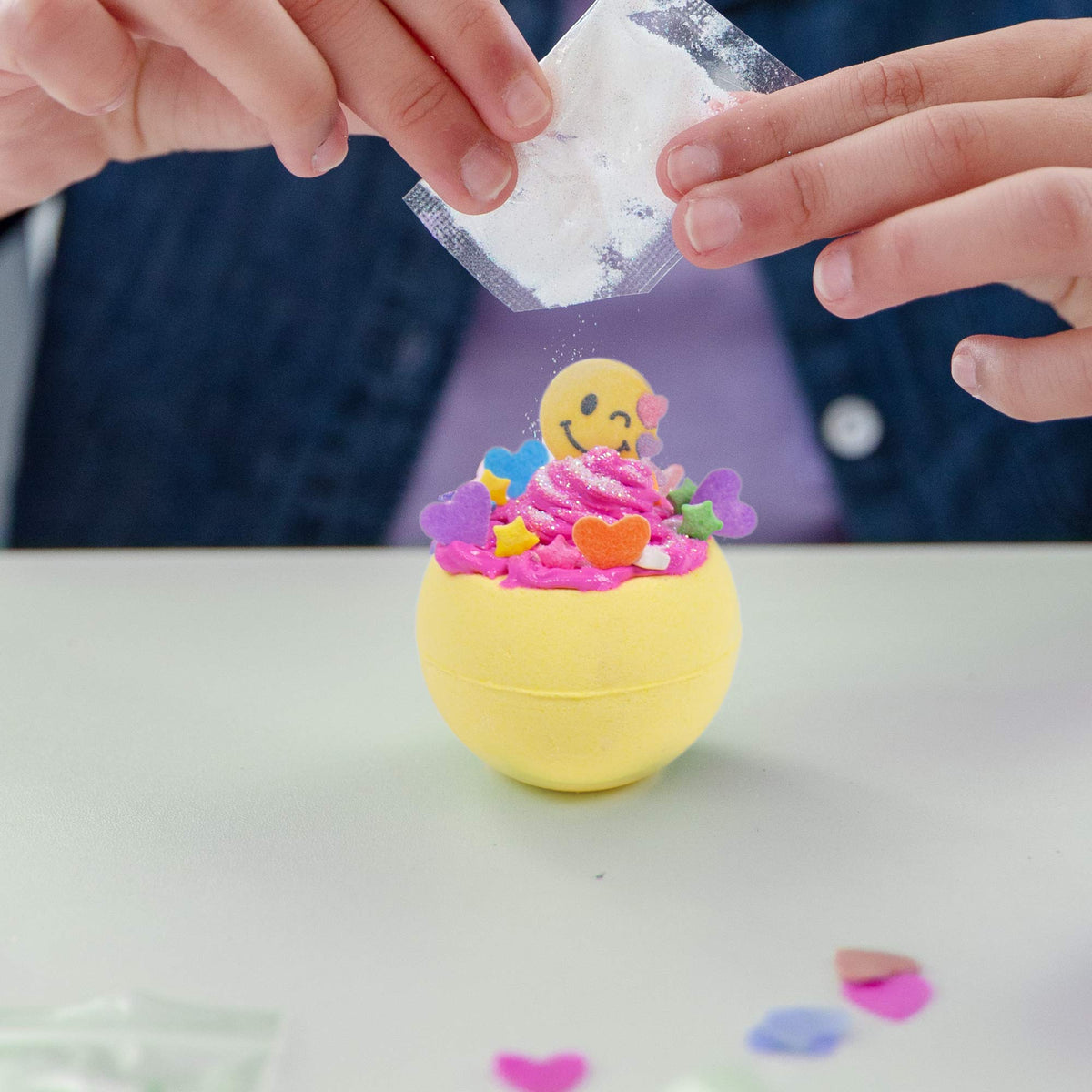 Sugar Bombs by Horizon Group USA, Design & Decorate Your Own Emoticon Themed Fizzing Bomb. Fizz In Bowl to Revel Hidden Surprise Gift. Embellish… Beauty & Personal Care Sugar Bombs