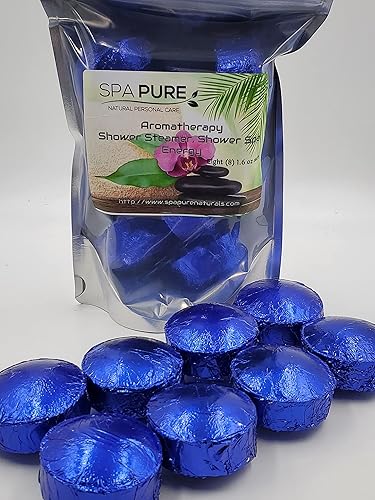 Spa Pure Energy Aromatherapy Shower: Tablets/Steamers/Bombs Made With 100% Natural/Organic Essential Oils - Transform Your Shower - Transform Your… Beauty & Personal Care Spa Pure