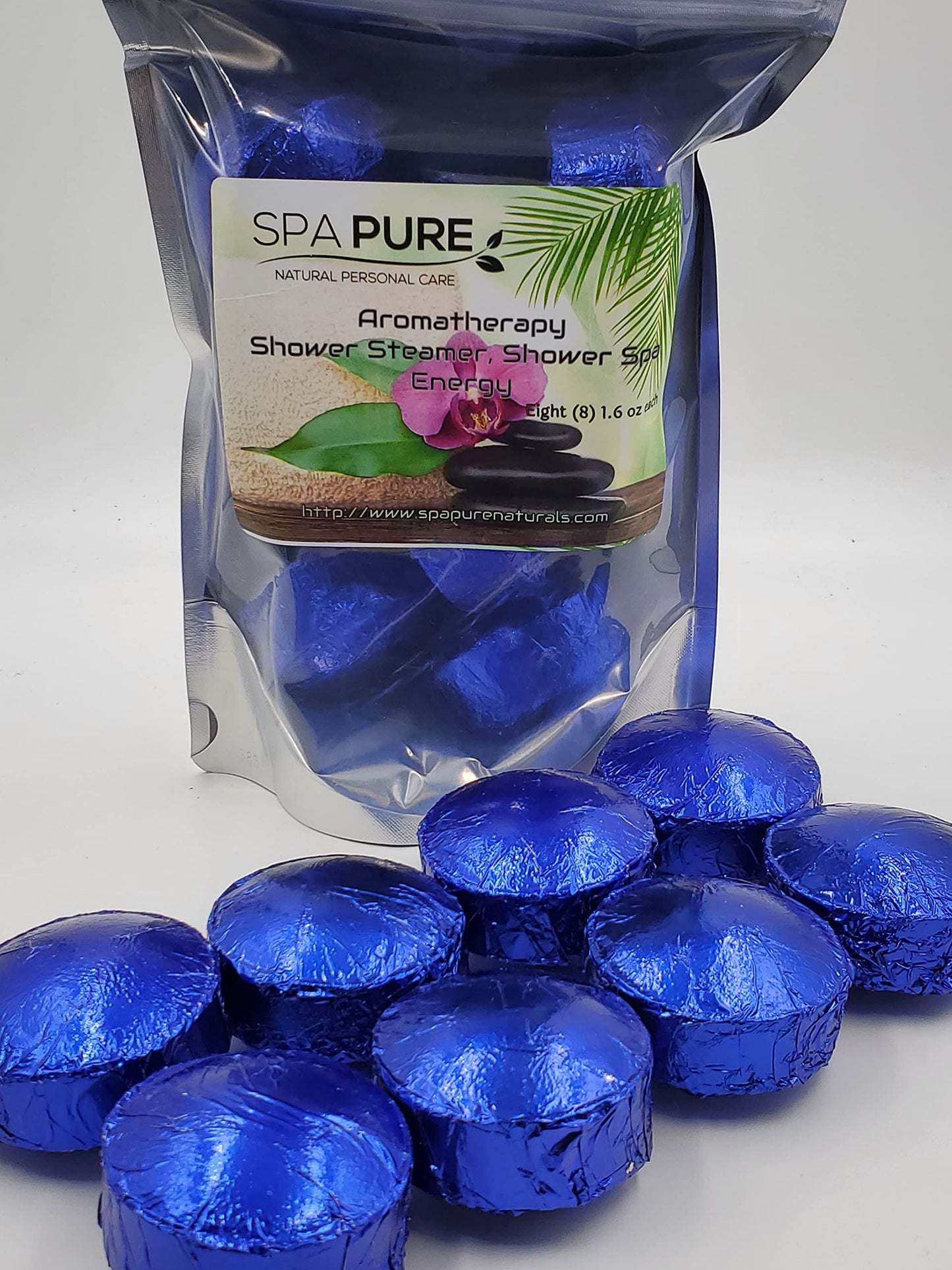 Spa Pure Energy Aromatherapy Shower: Tablets/Steamers/Bombs Made With 100% Natural/Organic Essential Oils - Transform Your Shower - Transform Your… Beauty & Personal Care Spa Pure