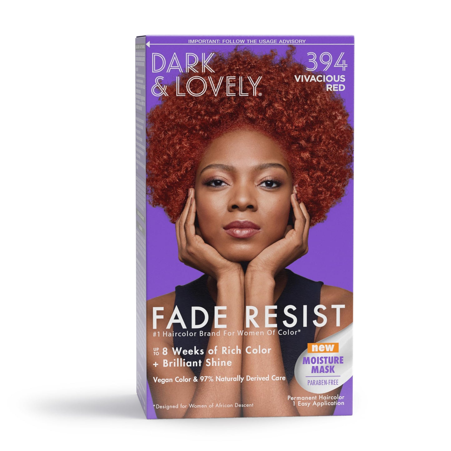 SoftSheen-Carson Dark and Lovely Fade Resist Rich Conditioning Color, Vivacious Red 394 Beauty & Personal Care SoftSheen