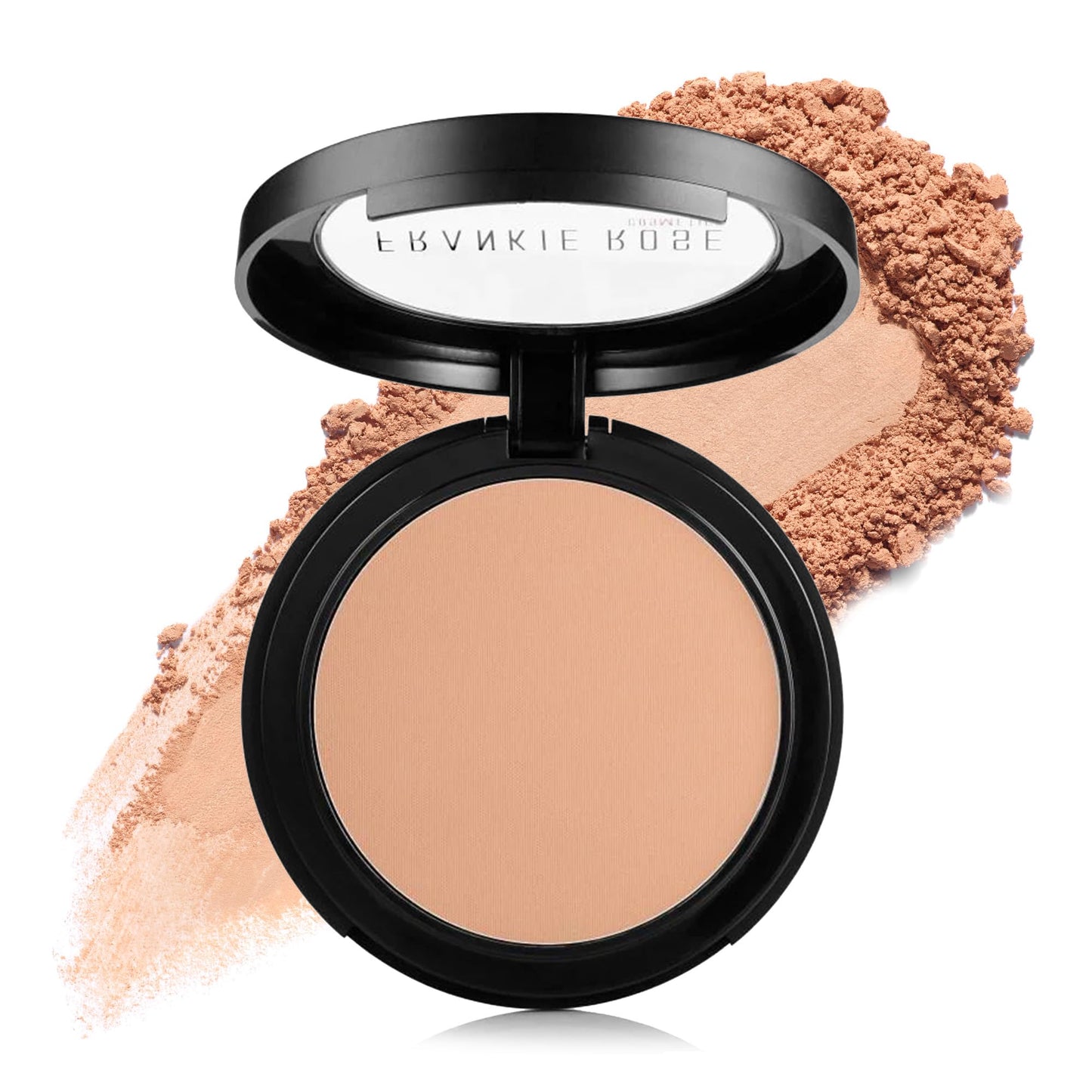 Frankie Rose Cosmetics Powder Foundation - Full Coverage Face Powder For Pores & Imperfections, Evens Out Skin Tone & Shine-Control | 58 Grams (Buff) Beauty & Personal Care Frankie Rose Cosmetics