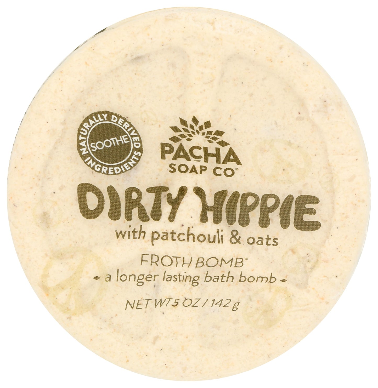 PACHA SOAP Dirty Hippie Froth Bomb, 5 OZ Beauty & Personal Care Pacha Soap Co