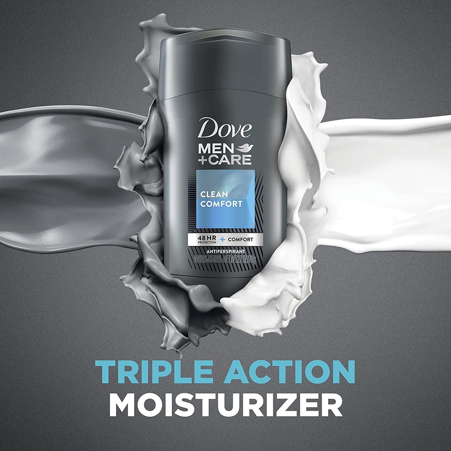 Dove Men+Care Antiperspirant Deodorant Stick Clean Comfort 2.7 oz (Pack of 8) Beauty and Personal Care Dove