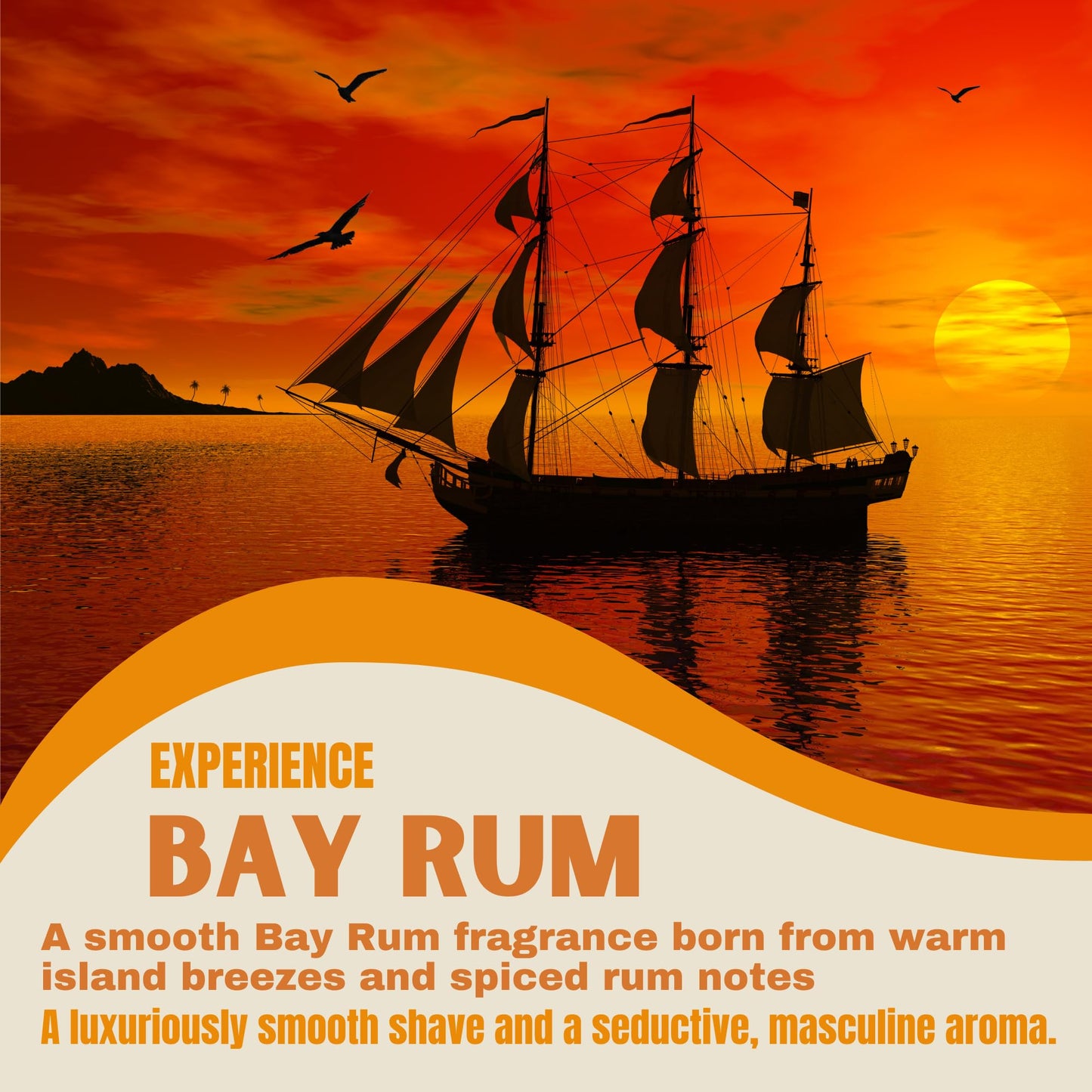G.B.S GENTS Shaving Soap Set - Sandalwood & Bay Rum Natural Shave Soaps with Stainless Steel Lather Bowl - Rich Creamy Lather, Shea-Infused Beauty and Personal Care G.B.S