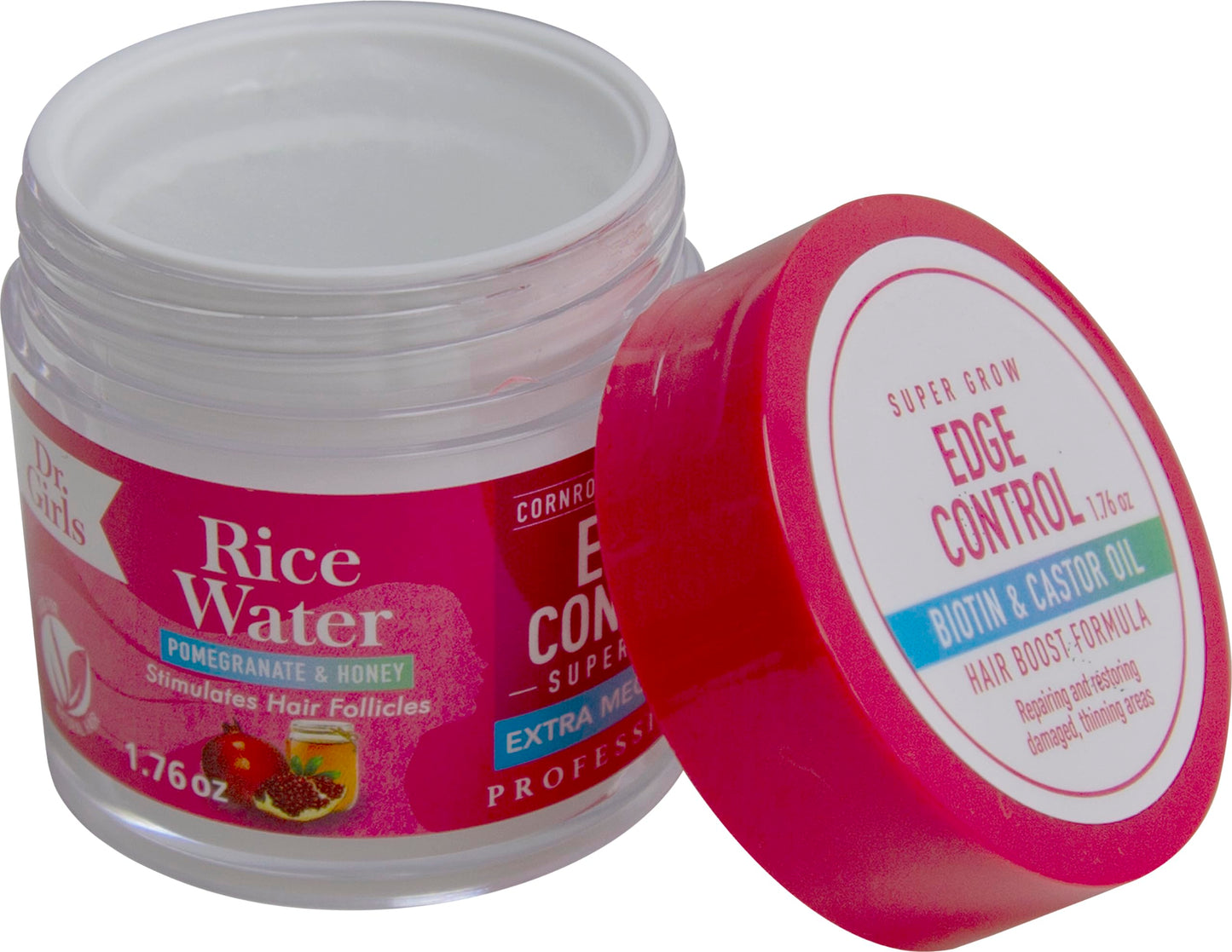 R&B COLLECTION INC 3 Pack Dr Girls Edge Control-1.76oz/ Pomegranate & Honey Scent/No Flaking/No Residue/Extra Mega Hold Beauty & Personal Care R&B Collection