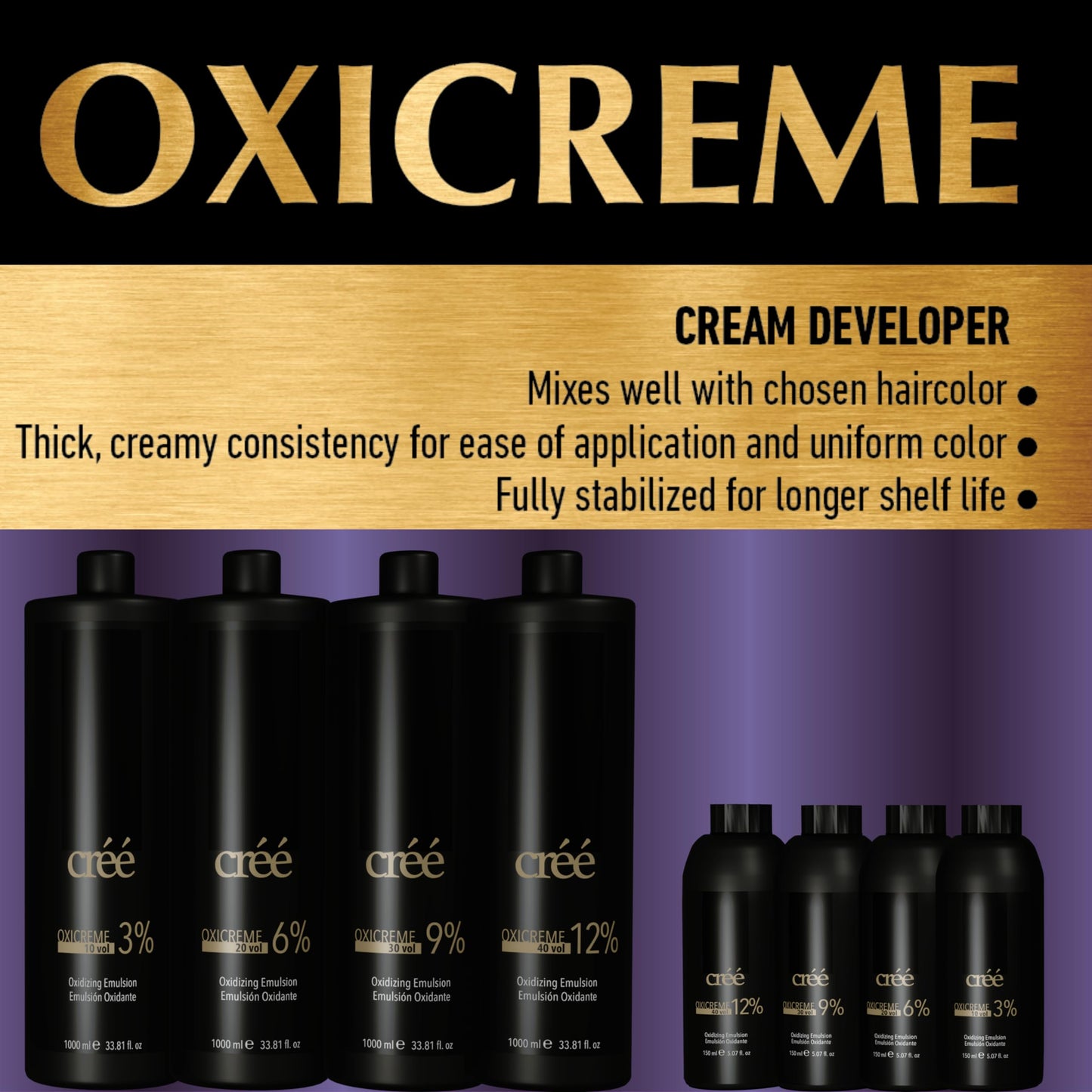 Cree Oxicreme Peroxide Developer Series 150ml (20 Volume, 150 ml) Beauty & Personal Care Créé