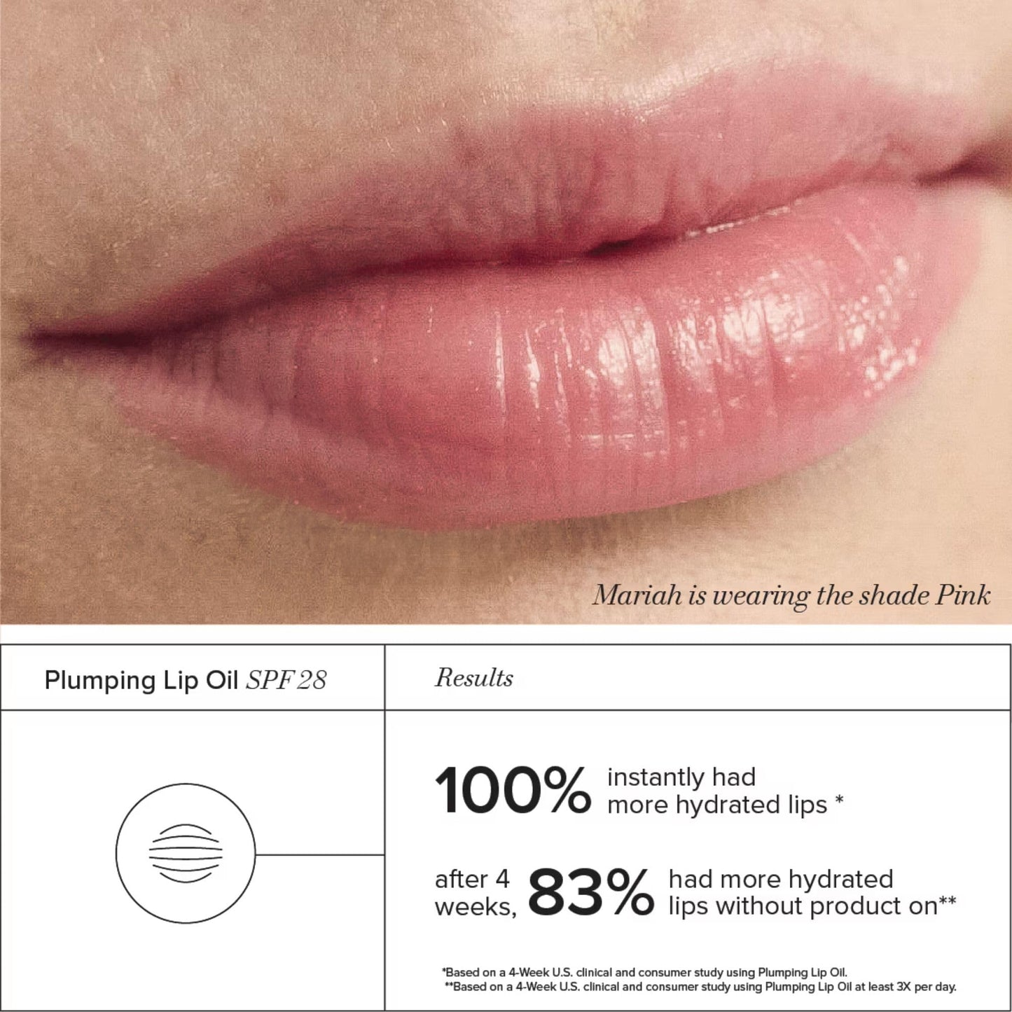 RODAN + FIELDS Plumping Lip Oil SPF 28 - 5 mL - Pink - Tinted Lip Treatment with Peptides, Hyaluronic Acid & Sunscreen Filters - Hydrates, Defines Beauty and Personal Care RODAN + FIELDS