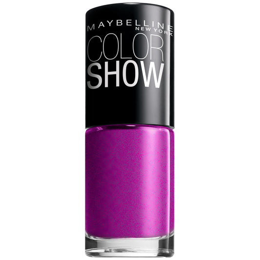 Maybelline New York Color Show Nail Lacquer, Purple Icon, 0.23 Fluid Ounce