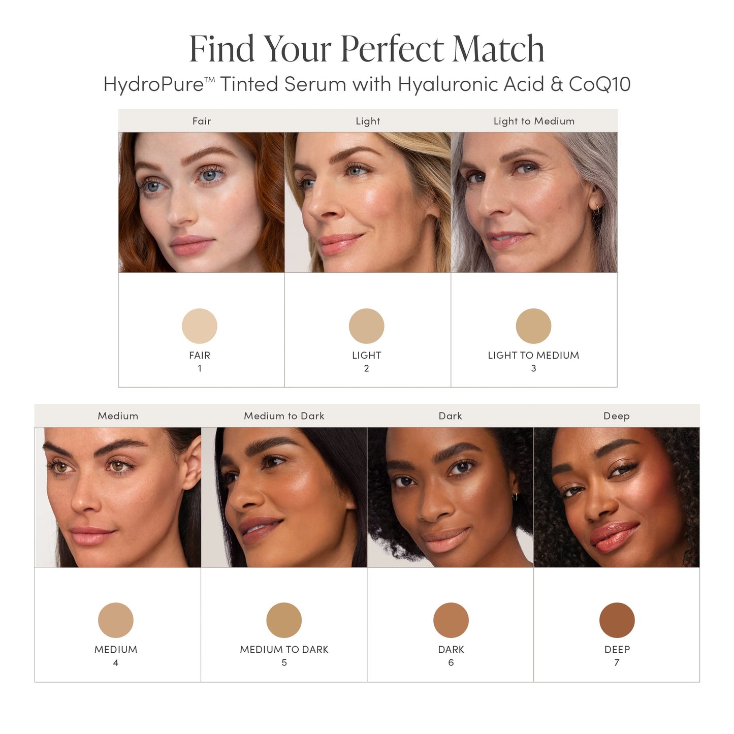 jane iredale HydroPure Tinted Serum, Hydrating, Sheer-Coverage Formula Helps Plump, Soothe, Blur Lines and Even Skin Tone with Hyaluronic Acid + CoQ10 Beauty & Personal Care jane iredale