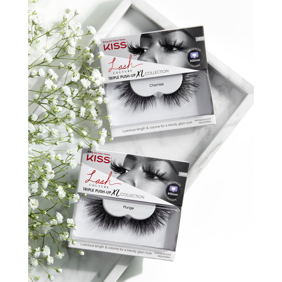 KISS Lash Couture Triple Push-up False Eyelashes, 'Halloween 02', Includes, Contact Lens Friendly, Easy to Apply, Reusable Strip Lashes Beauty & Personal Care Kiss