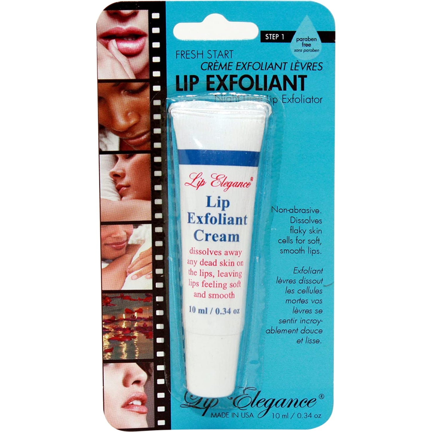 Lip Elegance Lip Exfoliator Cream - Intense Lip Repair and Lip Treatment Lip Exfoliant Cream - Lip Scrub Cream for Everday Lip Care - 0.34 Oz Beauty and Personal Care Lip Elegance