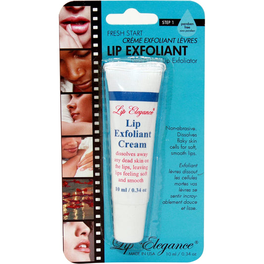 Lip Elegance Lip Exfoliator Cream - Intense Lip Repair and Lip Treatment Lip Exfoliant Cream - Lip Scrub Cream for Everday Lip Care - 0.34 Oz Beauty and Personal Care Lip Elegance