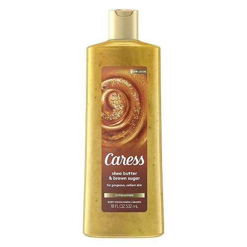 Caress Exfoliating Body Wash for Everyday Use Shea Butter & Brown Sugar 18 oz (Pack of 3) Beauty & Personal Care Caress