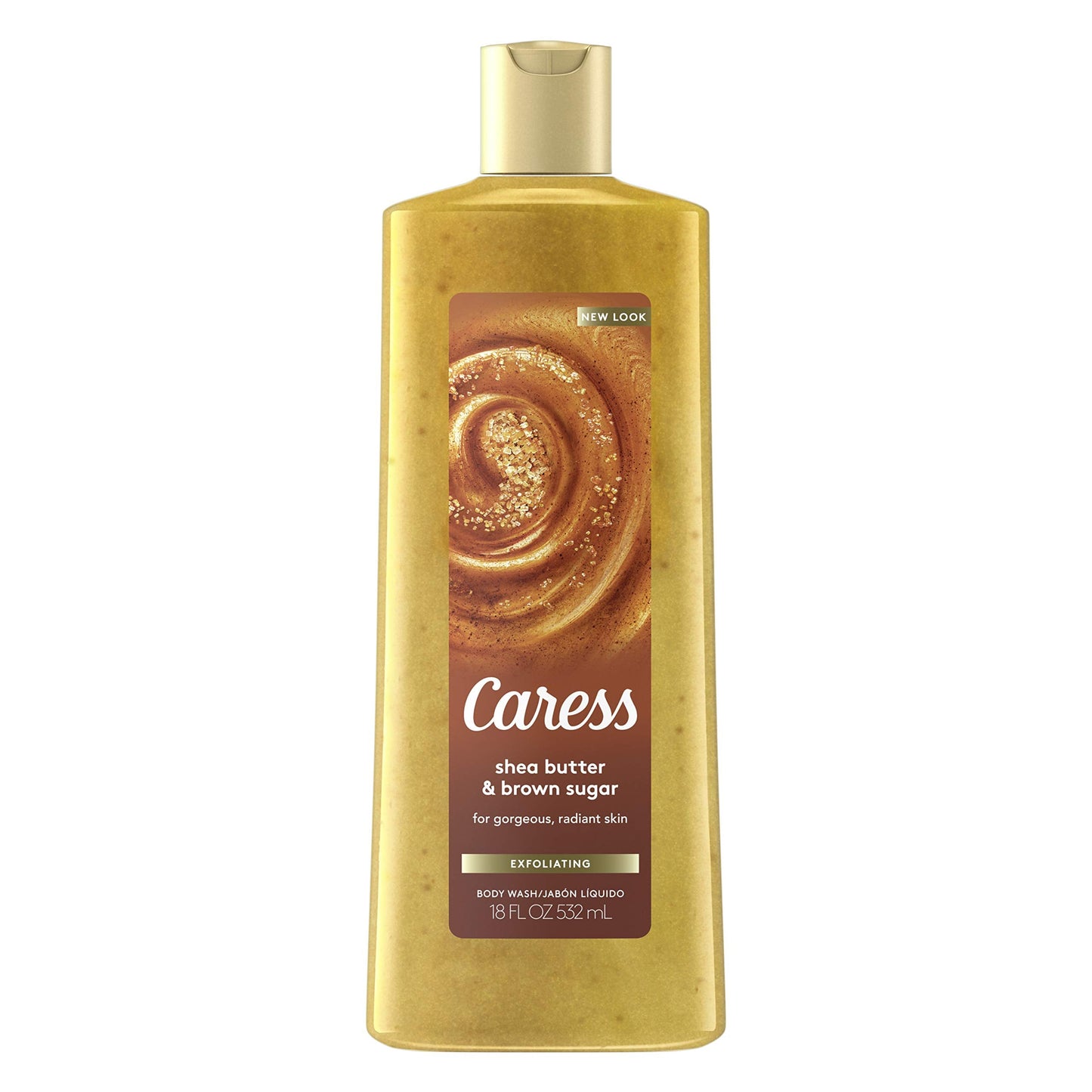 Caress Exfoliating Body Wash for Everyday Use Shea Butter & Brown Sugar 18 oz (Pack of 3) Beauty & Personal Care Caress