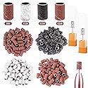 Rolybag Sanding Bands for Nail Drill Portable Nail Strap Set 3 Color Coarse Fine Grit Efile Sand Set 80#120#180#240#,2 Pieces 3/32 Inch Nail Drill Beauty & Personal Care Rolybag