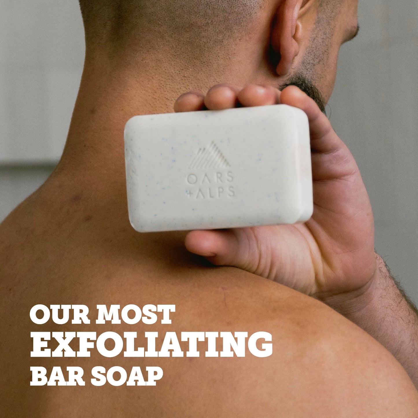 Oars + Alps Superfoliant Exfoliating Men's Bar Soap, Dermatologist Tested and Made with Clean Ingredients, Travel Size, 6 Pack, 6 Oz Each Beauty & Personal Care Oars + Alps