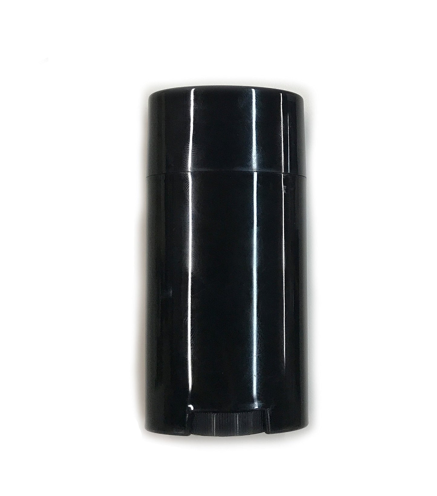 Empty Deodorant Containers - Twist-up, Recyclable, DIY Empty Deodorant OVAL Tubes, Top-Fill 2.5 OZ (Pack of 5, Black) Beauty and Personal Care DIY Deodorant Containers
