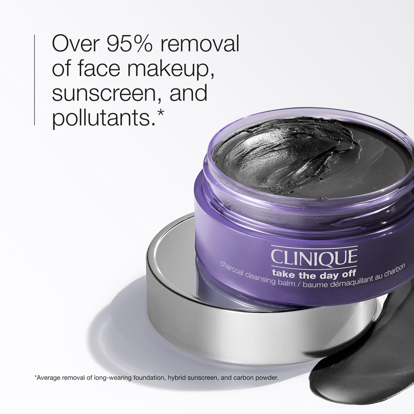 Clinique Take The Day Off Charcoal Cleansing Balm Makeup Remover | Dissolves Makeup and Sunscreen | For Dry Combination to Oily Skin Types, 4.2 Ounce Beauty & Personal Care Clinique