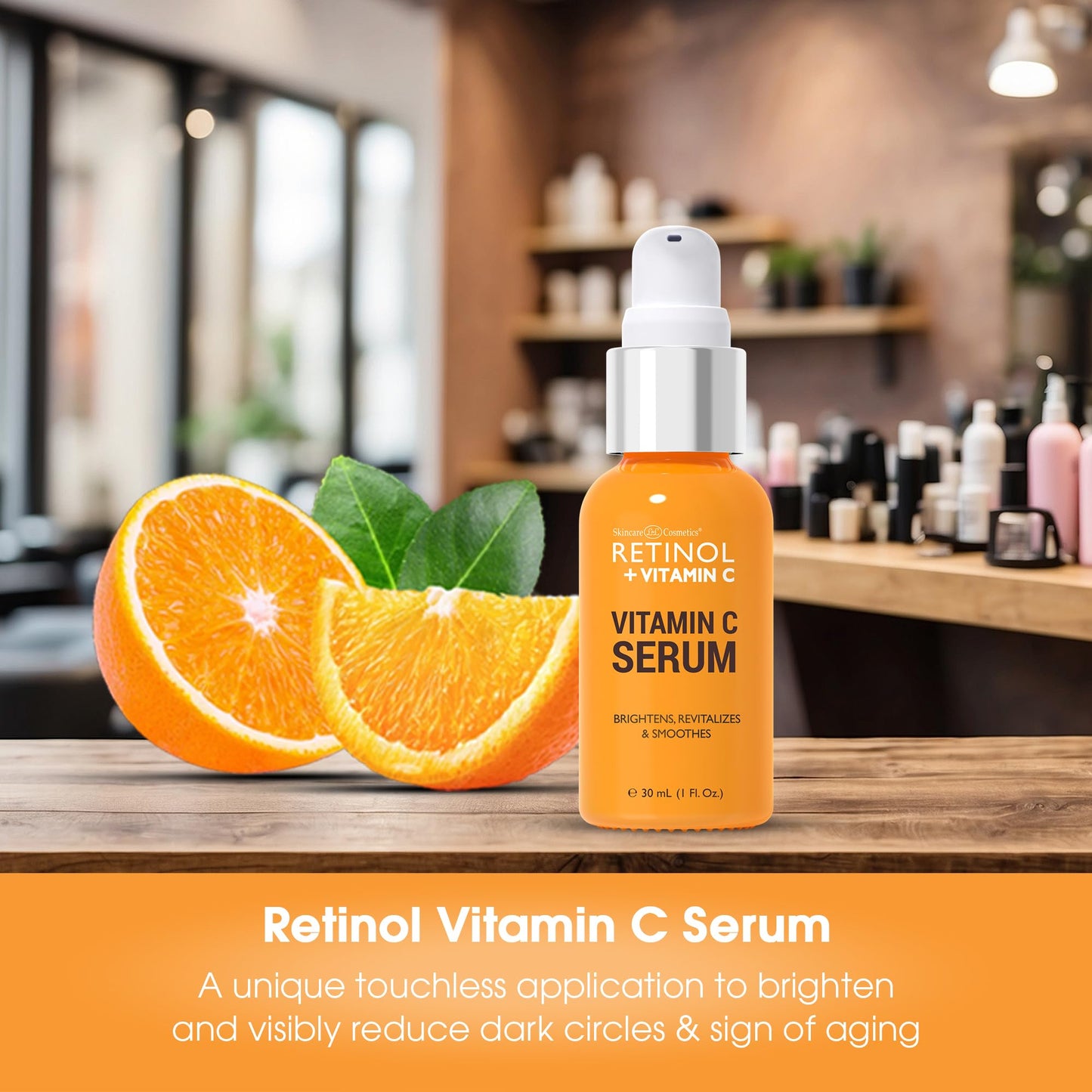 LIVAURA Retinol + Vitamin C Face Serum - Anti Aging Facial Serum, Evens Skin Tone, Diminishes Fine Lines and Wrinkles, Sun Damage & Dark Spots Beauty & Personal Care Retinol