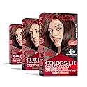 Revlon Colorsilk Beautiful Color Permanent Hair Color, (OLD VERSION) 33 Dark Soft Brown (Pack of 3) Beauty & Personal Care REVLON