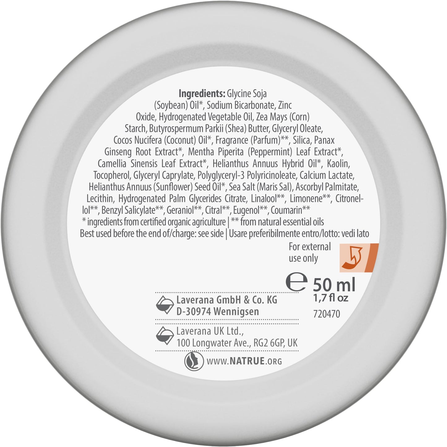 lavera Deo Creme NATURAL & STRONG 48+ h - vegan - natural cosmetics - without aluminum - active composition with ginseng and natural minerals - 48 Beauty and Personal Care lavera