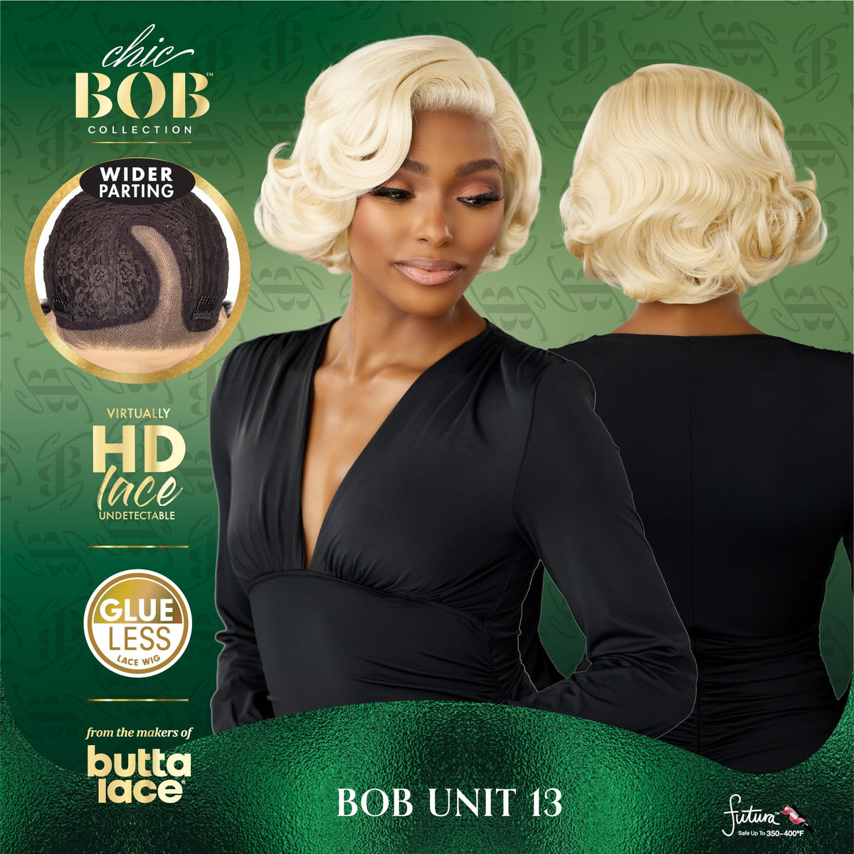 Sensationnel Chicbob Lace Frontwig-Bob Unit 13, COLORFLIPBROWNSUGAR