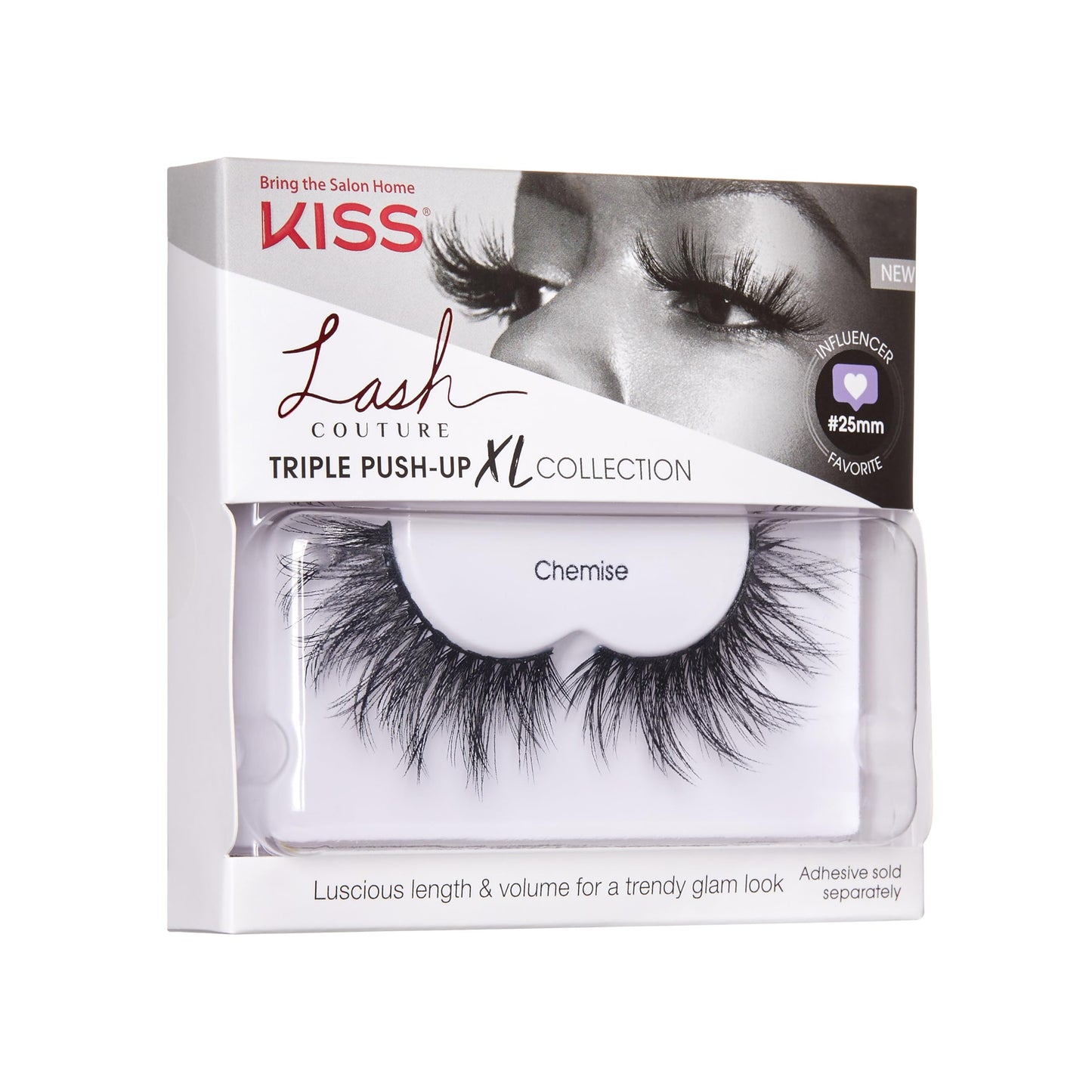 KISS Lash Couture Triple Push-up False Eyelashes, 'Halloween 02', Includes, Contact Lens Friendly, Easy to Apply, Reusable Strip Lashes Beauty & Personal Care Kiss