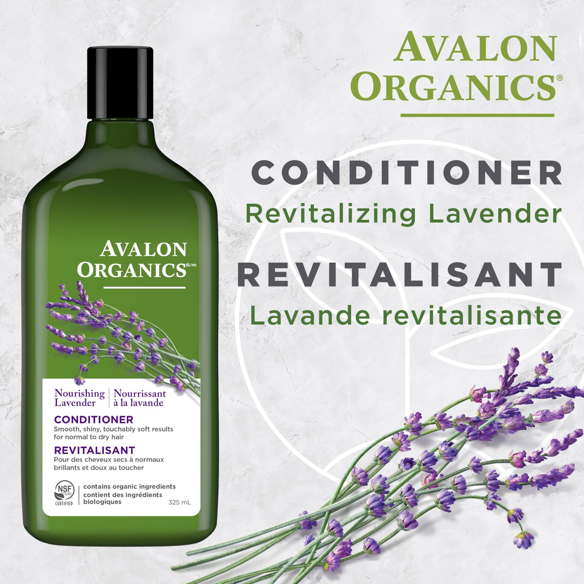 Avalon Organics Conditioner, Nourishing Lavender, 11 Oz Beauty & Personal Care Avalon Organics