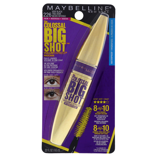 Maybelline New York Volum' Express The Colossal Big Shot Waterproof Mascara, Very Black, 0.32 fl. oz., 1 Count (Pack of 1), (I0097470) Beauty & Personal Care MAYBELLINE