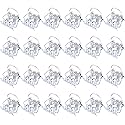 Hotop Hair Clip, 24 Pcs Small Mini Hair Claw Clips for Girls and Women, Non-Slip Plastic Tiny Jaw Clips, Clear Beauty & Personal Care Hotop