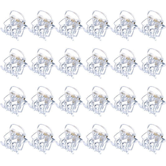 Hotop Hair Clip, 24 Pcs Small Mini Hair Claw Clips for Girls and Women, Non-Slip Plastic Tiny Jaw Clips, Clear Beauty & Personal Care Hotop