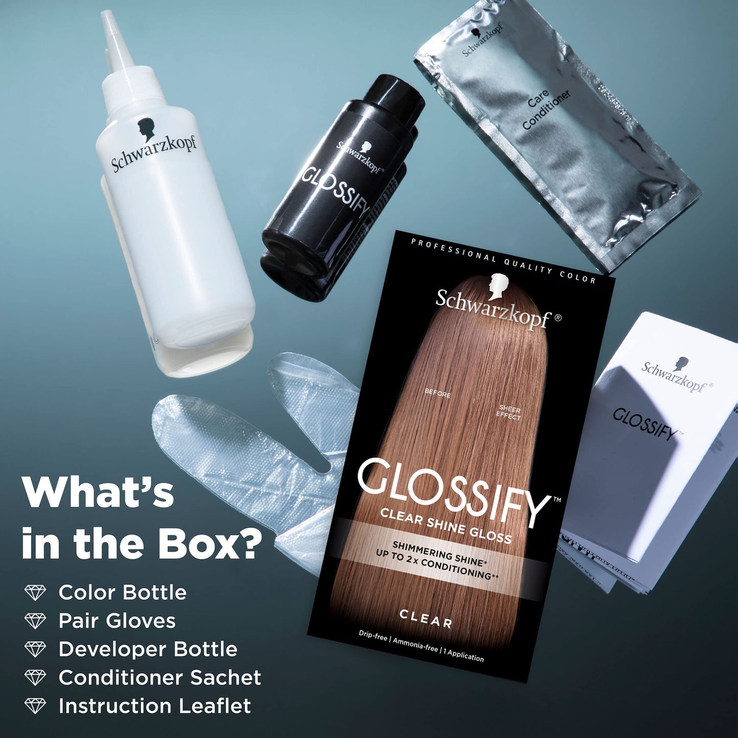 Schwarzkopf Glossify Customizable Color Gloss, Clear Beauty & Personal Care Schwarzkopf