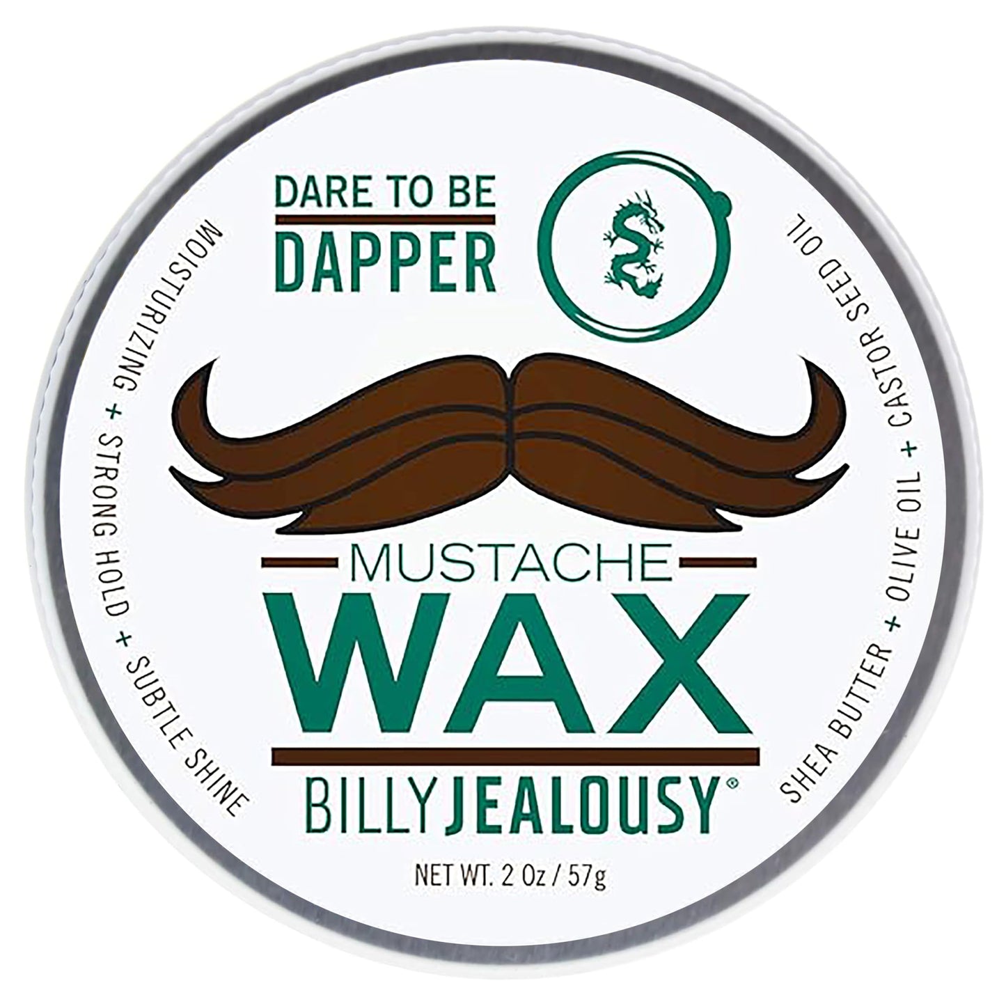 Billy Jealousy Bulletproof Strong Hold Mustache Wax, Conditioning Travel-Friendly Styling Product with Woodsy Lavender, Tropical Fruit, and Oak Moss Beauty & Personal Care Billy Jealousy
