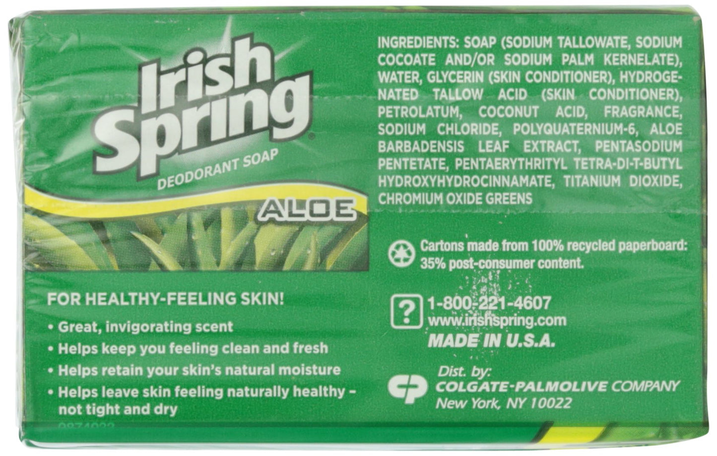 Irish Spring Aloe Bar Soap, 3 ct Beauty & Personal Care Irish Spring