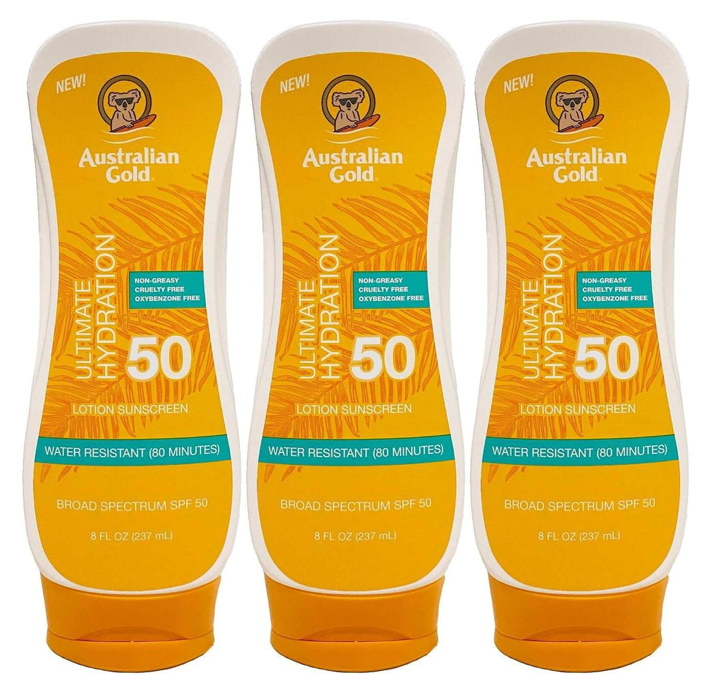 Australian Gold SPF#50 Lotion Ultimate Hydration 8 Ounce (Pack of 3) Beauty & Personal Care Australian Gold