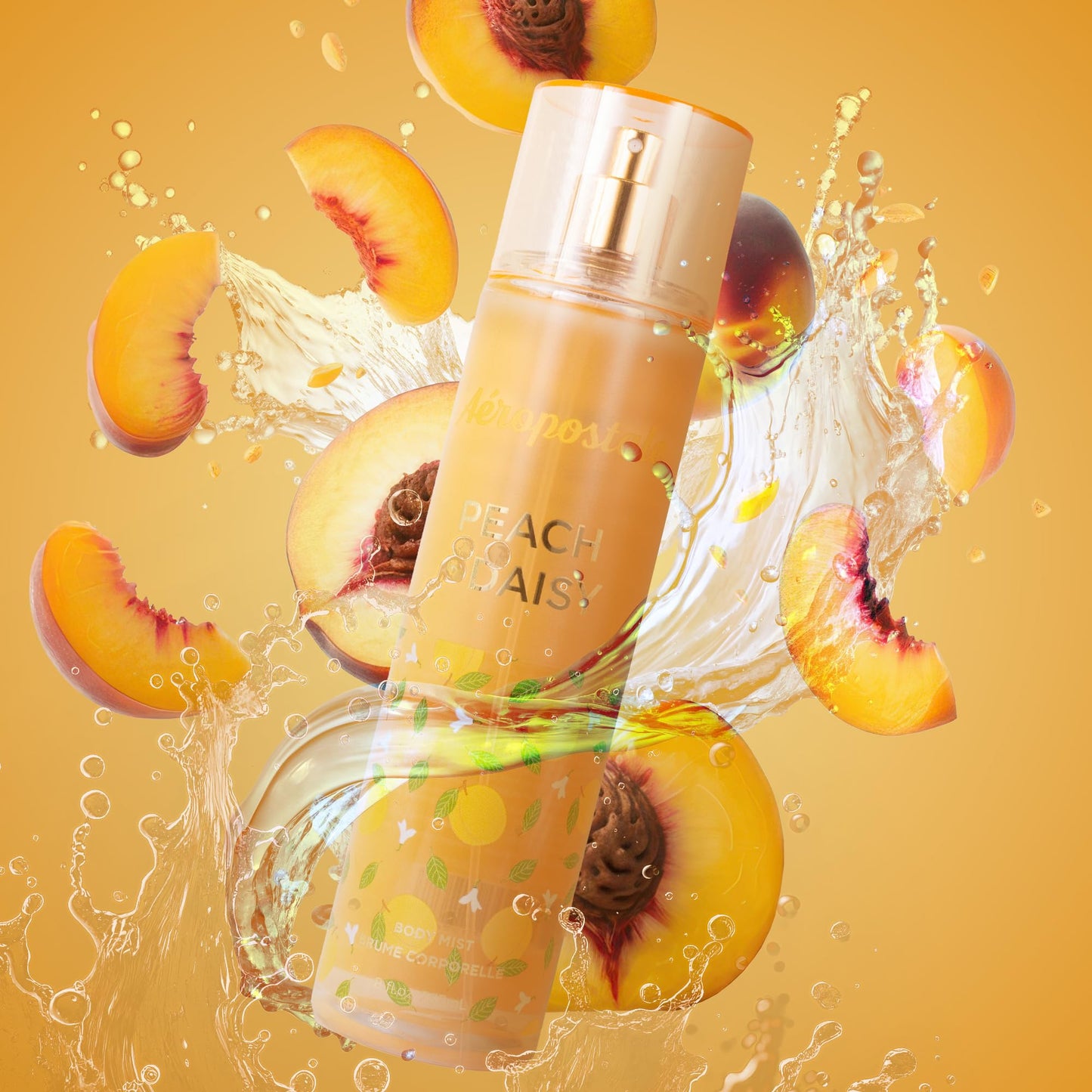 Aeropostale Peach Daisy + Flower Crown 8 Fl. Oz. Body Mists BOGO 50 OFF Beauty & Personal Care AEROPOSTALE