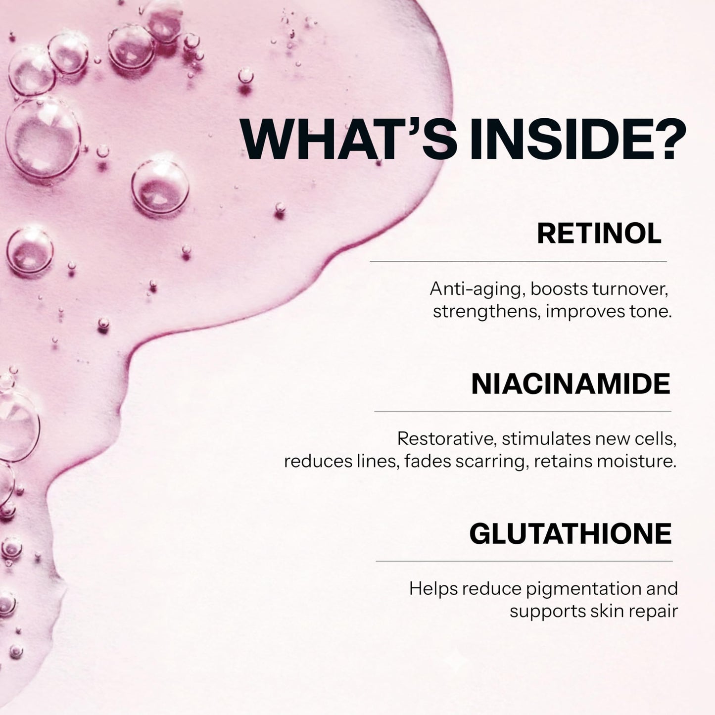 Skin Synergy Retinol & Niacinamide Serum For Face - Softens Fine Lines, Refines Pores & Evens Tone For a Smoother Look - Dermatologist Tested, Korean Beauty & Personal Care Skin Synergy