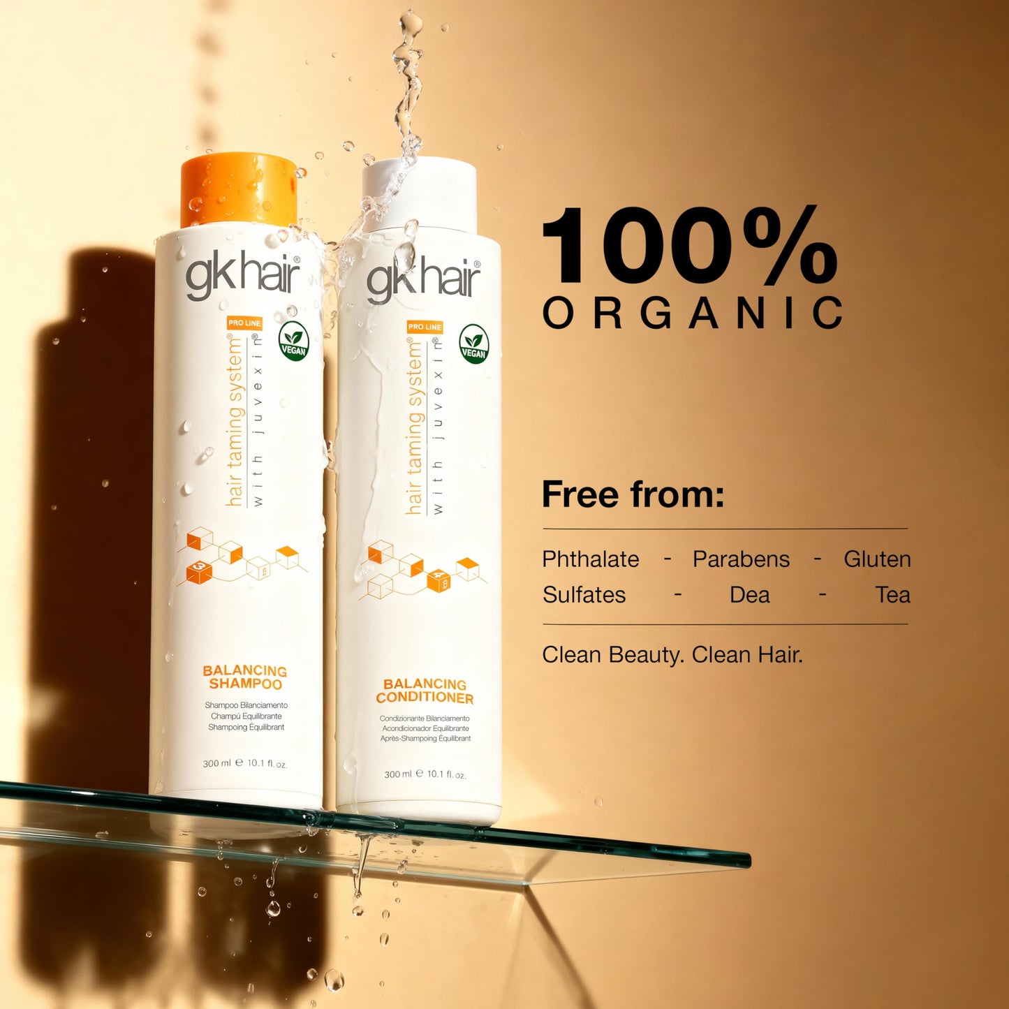 GK HAIR Balancing Shampoo and Conditioner Set for Oily Hair Upto 72-Hour Freshness Best Shampoo and Conditioner for Greasy Scalp Build Up Dirt, Skip Beauty & Personal Care GK HAIR