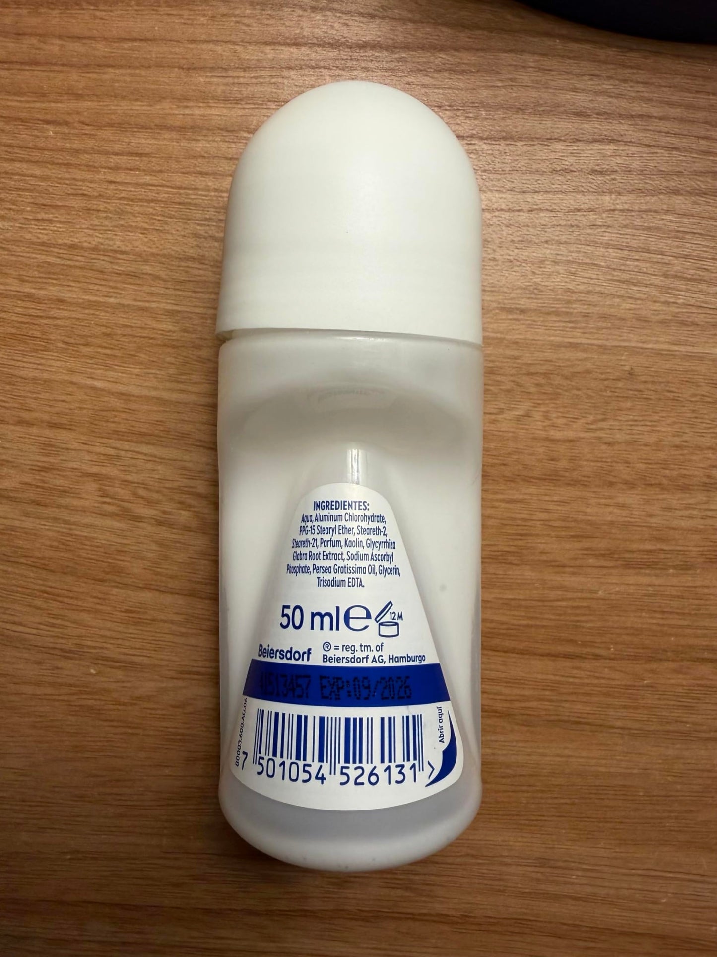 NIVEA Aclarado Tono Natural Efecto Satin Roll-On Deodorant 50ml (1.69 fl oz) - 72H Odor Protection, Avocado Oil & Vitamin C, Smooth Underarm Care, USA Beauty and Personal Care NIVEA