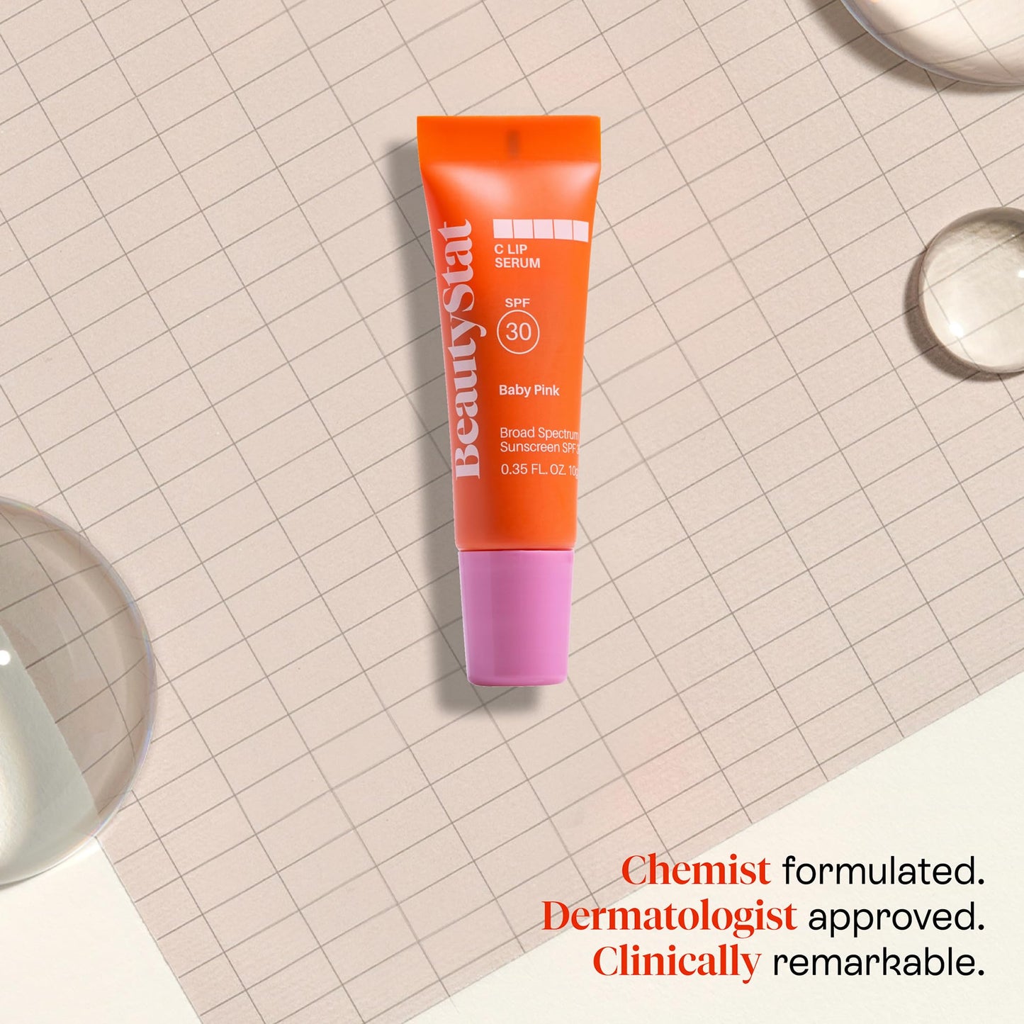 BeautyStat C Lip Serum - Baby Pink Beauty and Personal Care BeautyStat