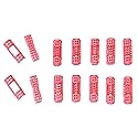 12pc Small Mini Tiny Snap On (Clip-On) Hair Rollers PINK Beauty & Personal Care Ameliana
