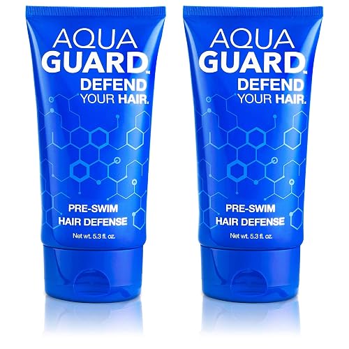AQUA GUARD Pre-Swim Hair Defense | Protect Hair Before You Swim | Prevents Chlorine Damage + Softens Hair While Swimming | Made in California | Color Beauty & Personal Care AQUA GUARD