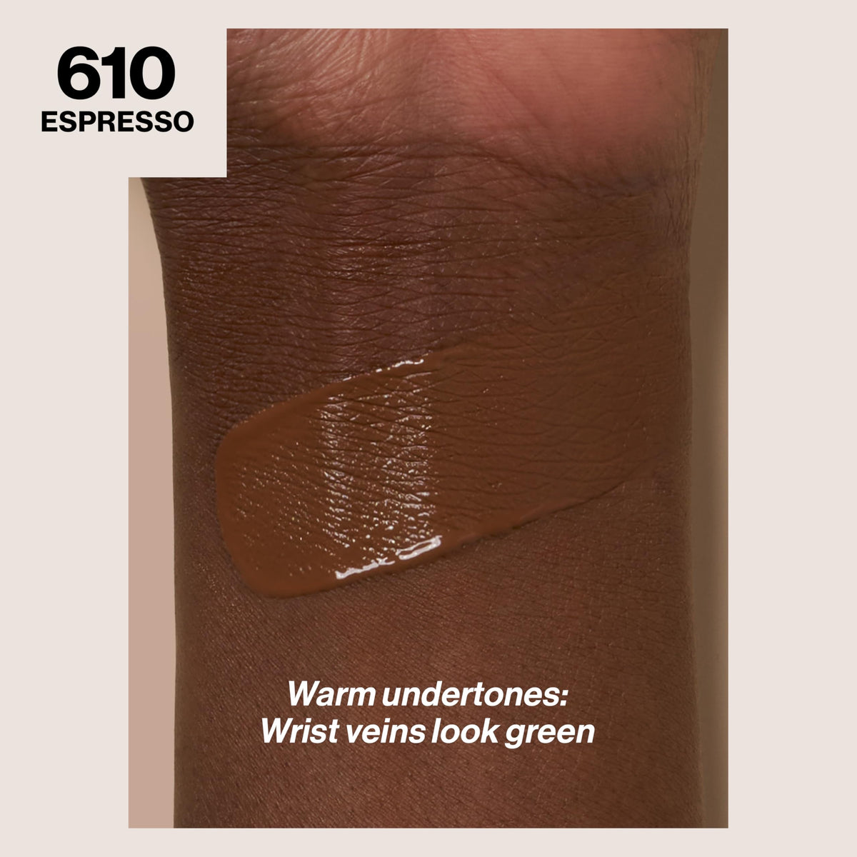 Revlon Liquid Foundation, ColorStay Face Makeup for Combination & Oily Skin, SPF 15, Medium-Full Coverage with Matte Finish, Espresso (610), 1.0 oz Beauty & Personal Care REVLON