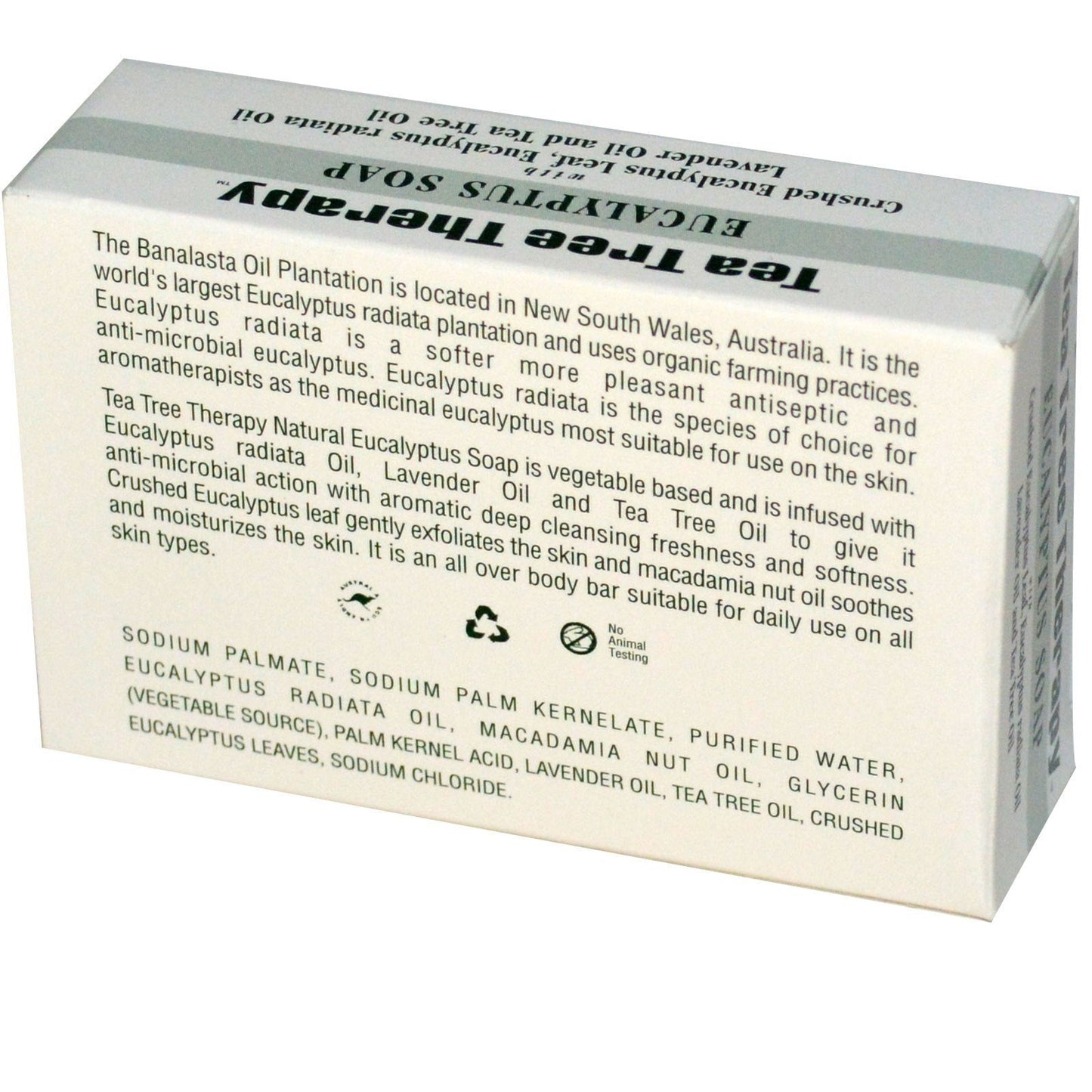 Tea Tree Therapy Eucalyptus Soap Vegetable Base - 3.5 oz Beauty & Personal Care Tea Tree Therapy