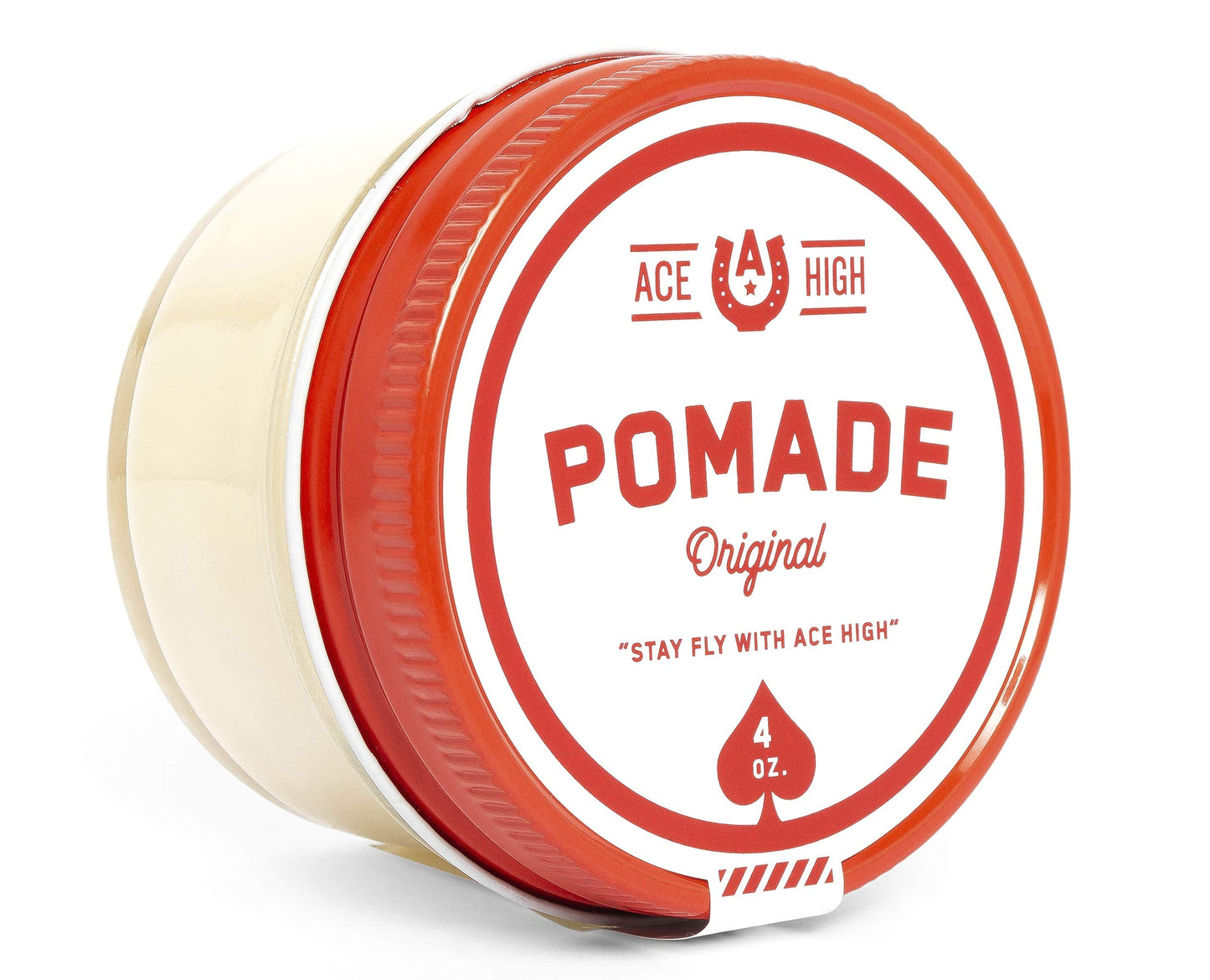 Ace High Pomade, Strong Hold, Natural Shine, Water Based, Hand Crafted, 4oz Beauty & Personal Care ace high