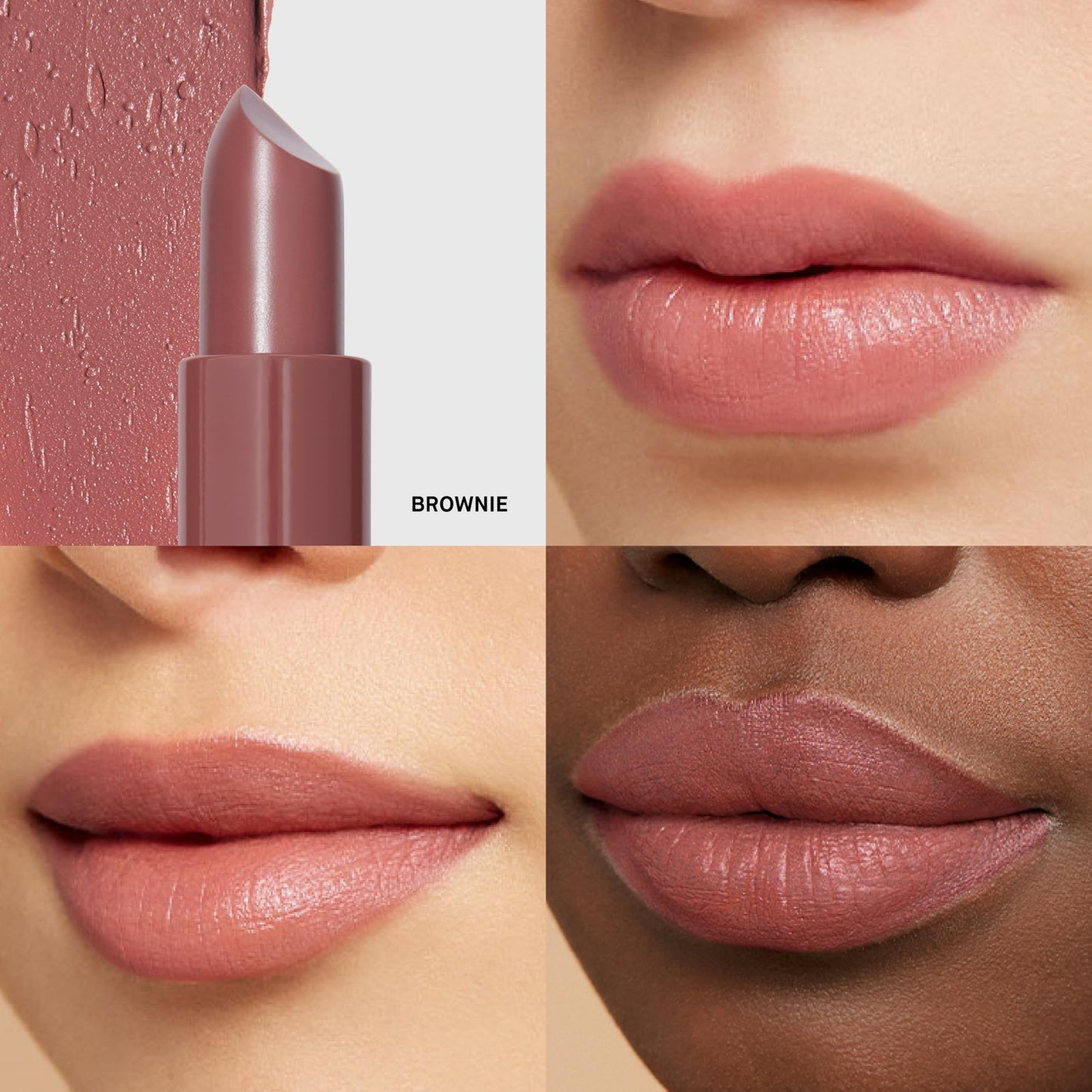 Bobbi Brown Crushed Lip Color | Hydrating, High-Pigment, Satin-Matte Lipstick | Non-Drying, Long-Lasting Wear & Lip Stain Effect, 0.12 Ounce, Brownie Beauty & Personal Care Bobbi Brown