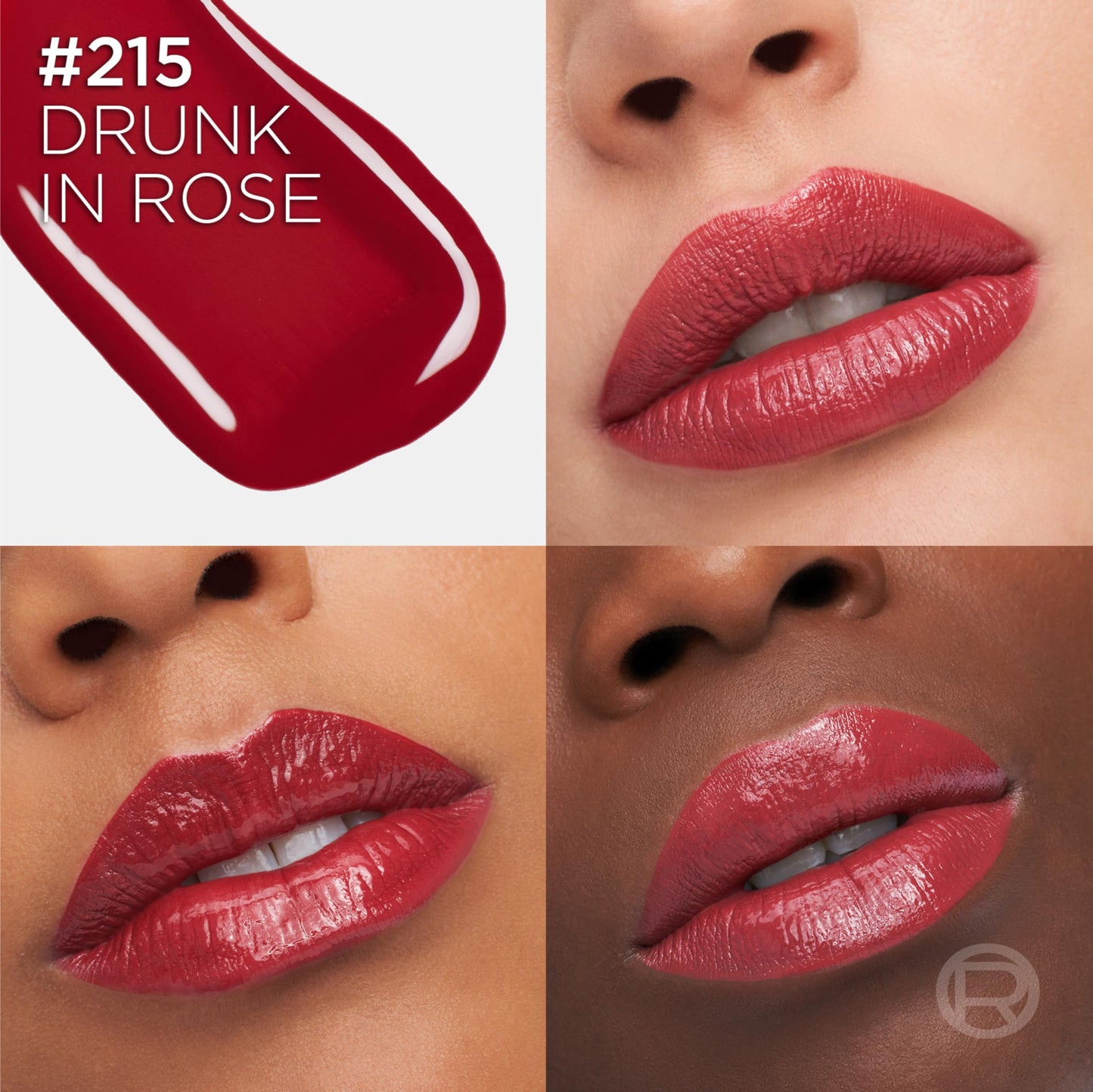 L'Oreal Paris Infallible Lacque Resistance Liquid Lipstick, 16HR Long Lasting Lip Makeup with Lacquer-Like Shine and Zero Transfer, 215, Drunk In Rose Beauty & Personal Care L'Oreal Paris