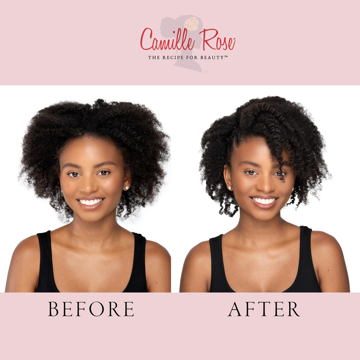 Camille Rose Black Castor Oil & Chebe Edge Control, Strengthening and Smoothing Hair Gel for Shine and Sculpting, 2 oz Beauty & Personal Care Camille Rose