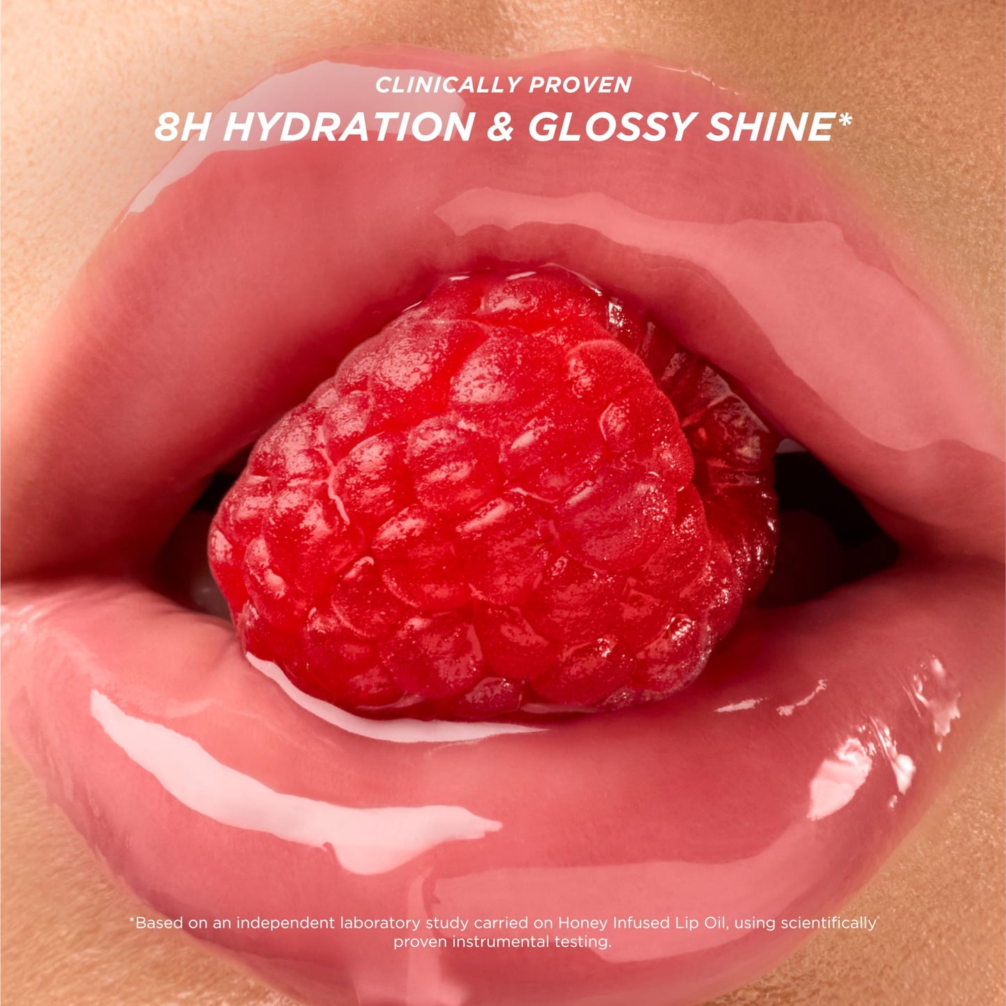 Gisou Honey Infused Lip Oil - Hydrating & Glossy Lip Oil with Mirsalehi Honey & Jojoba Seed Oil, Non-Sticky Shine, Raspberry Swirl, 0.27 fl oz Beauty and Personal Care Gisou