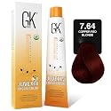 GK HAIR Global Keratin Professional Hair Color Cream Tube (3.4 Fl Oz/100ml) Nourishing & Cleansing Colors for Styling High Performance Long Lasting Beauty & Personal Care GK HAIR